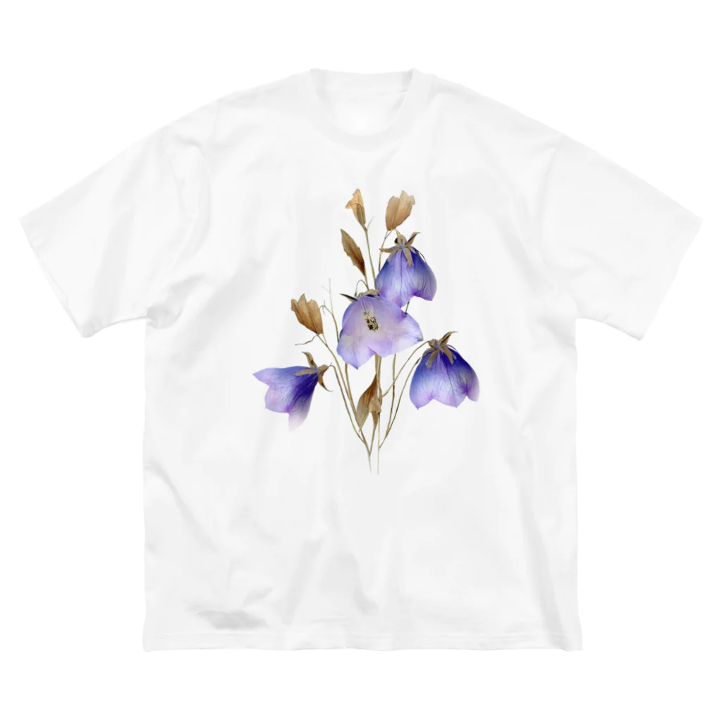 Atelier Petrichor Forestのキキョウ Chinese bellflower ビッグシルエットTシャツ