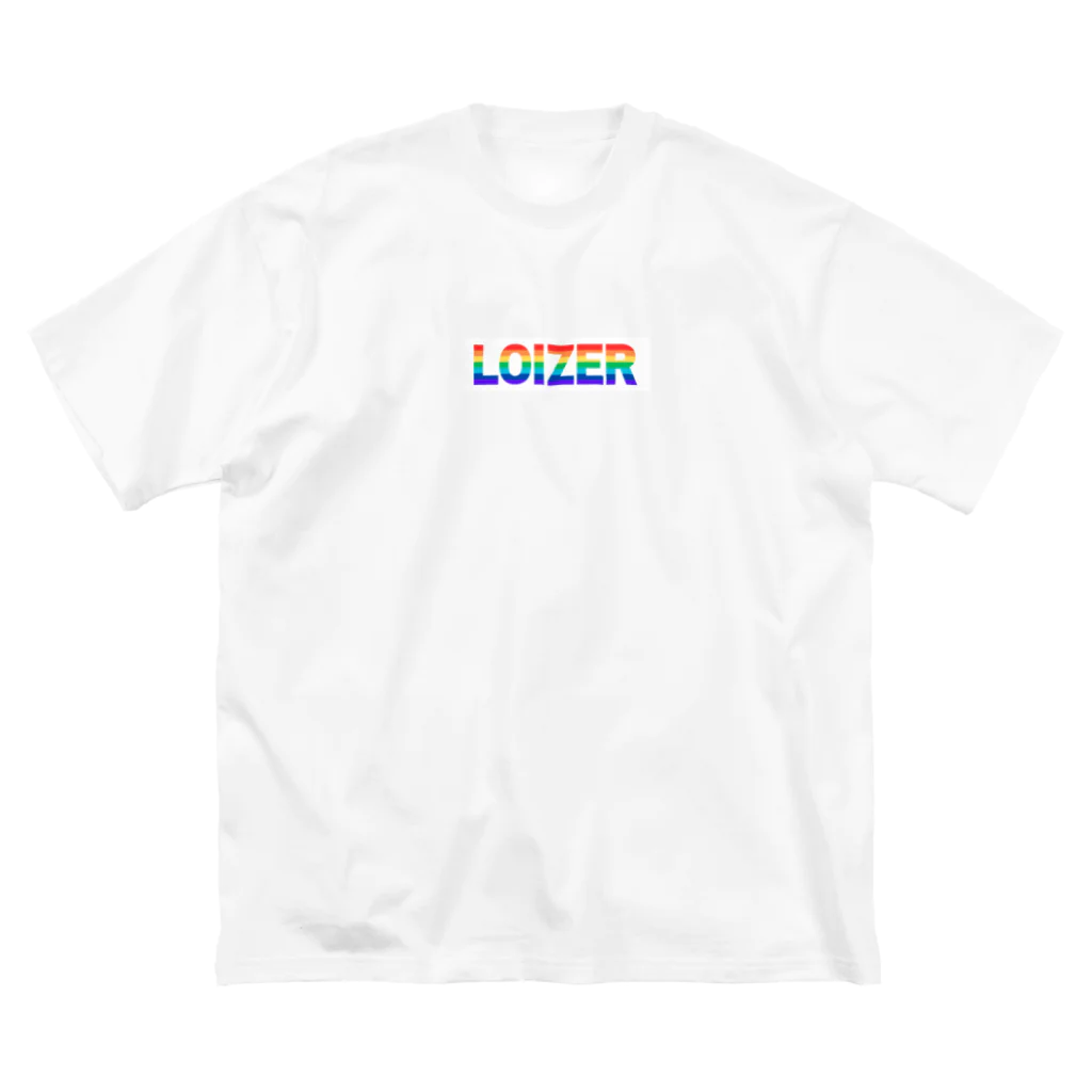 LOIZER shopのLOIZER Rainbow logo Big T-Shirt