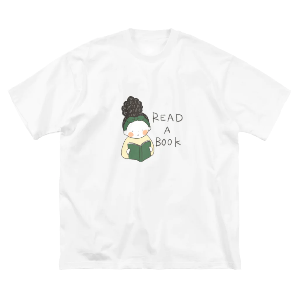 achan no omiseのREAD A BOOK ビッグシルエットTシャツ