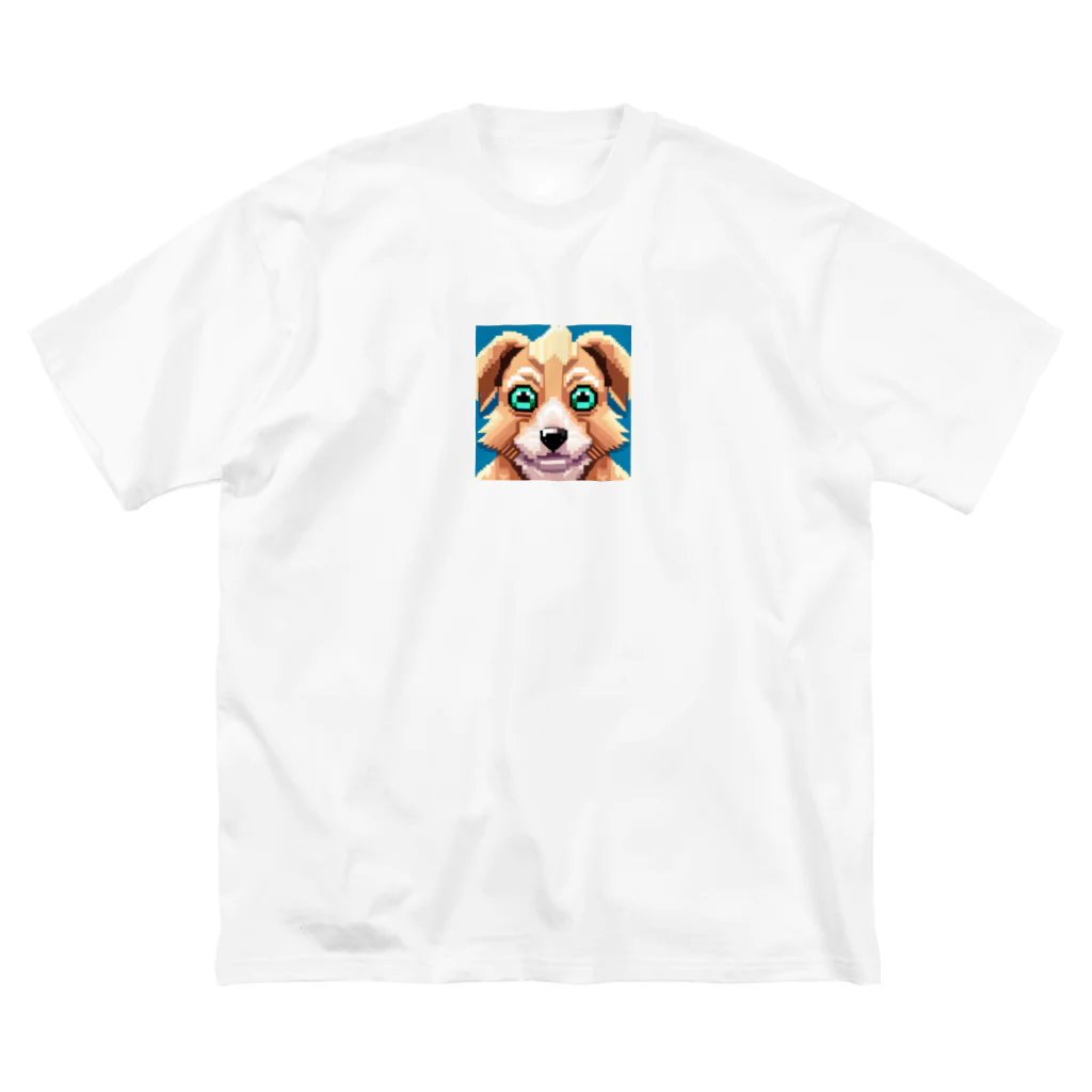 honekazuの青い目の犬 ビッグシルエットTシャツ