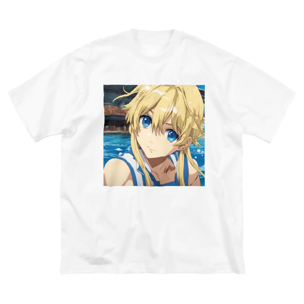 the blue seasonの大島 美樹（おおしま みき） ビッグシルエットTシャツ