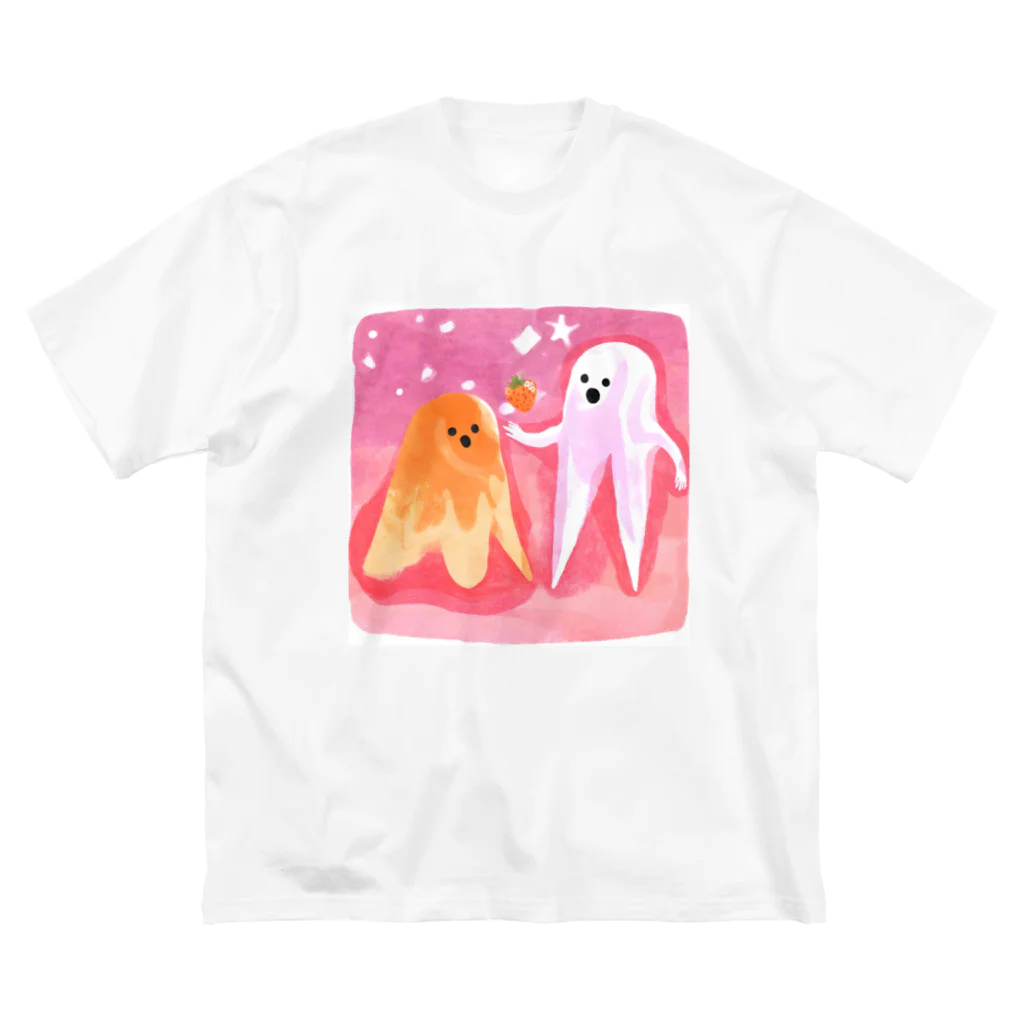 Tokyo Strawberryのみかん屋さんのフルーツオバケ ビッグシルエットTシャツ