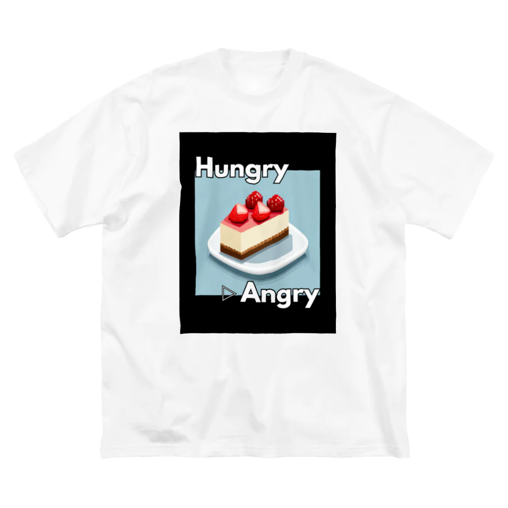 hAngryの【NYチーズケーキ】hAngry Big T-Shirt