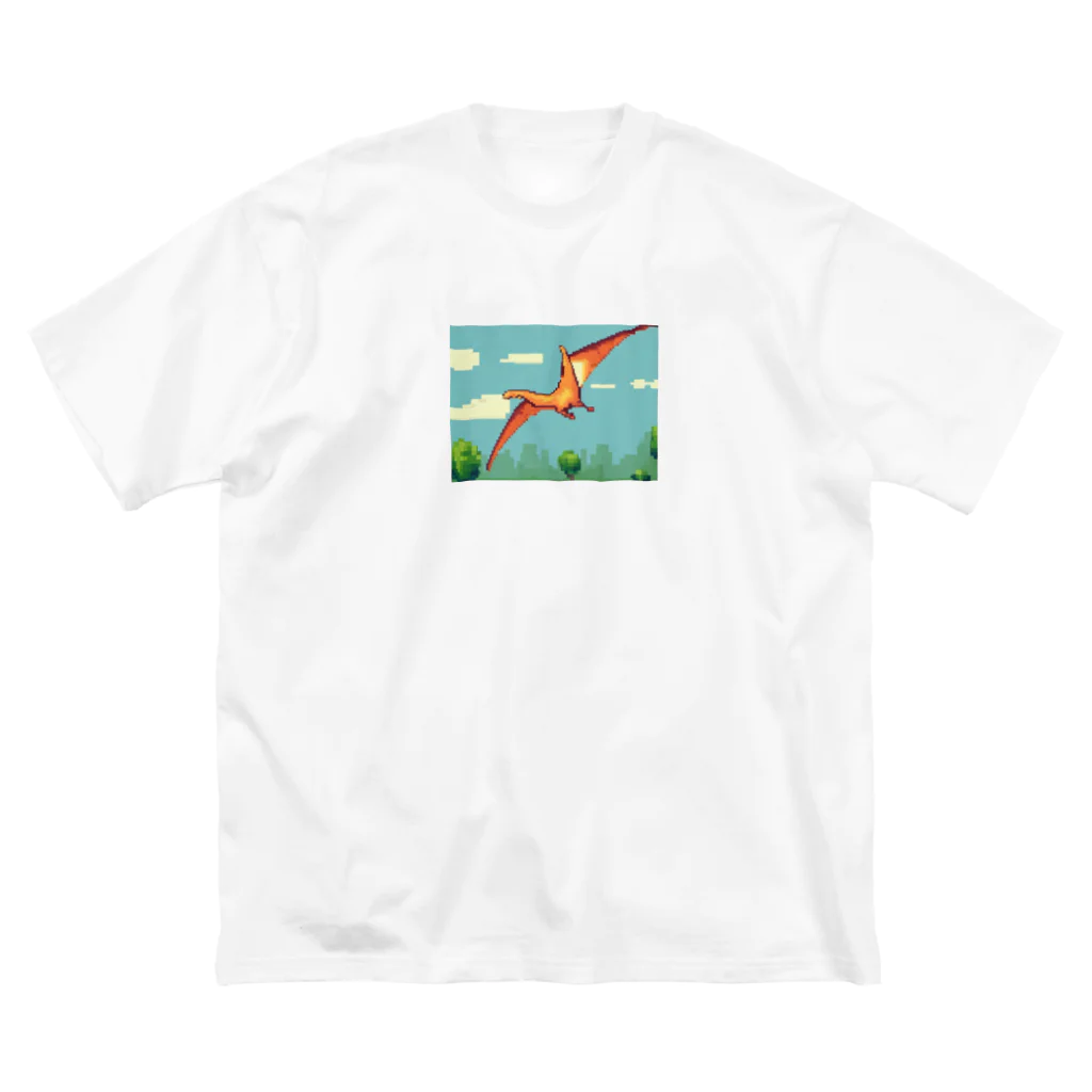 iikyanの恐竜⑦ ビッグシルエットTシャツ