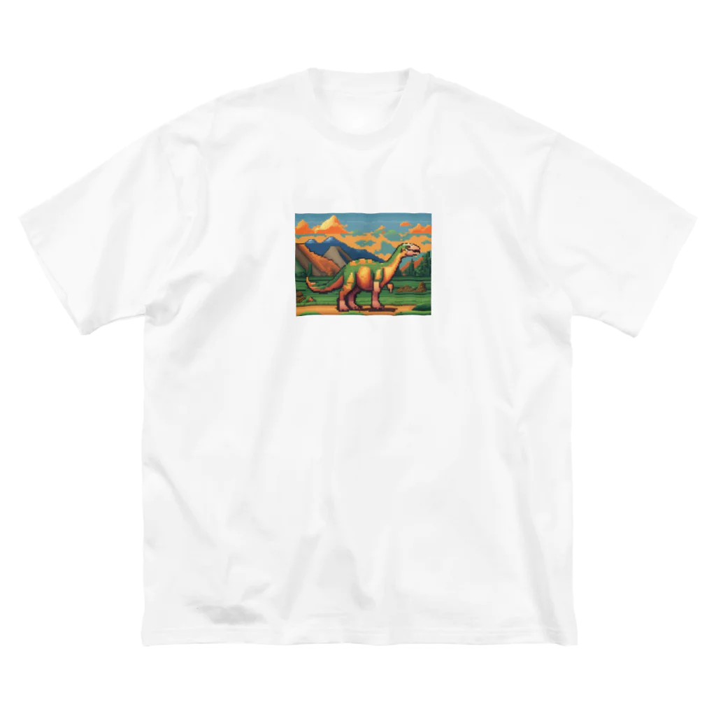iikyanの恐竜㉚ ビッグシルエットTシャツ