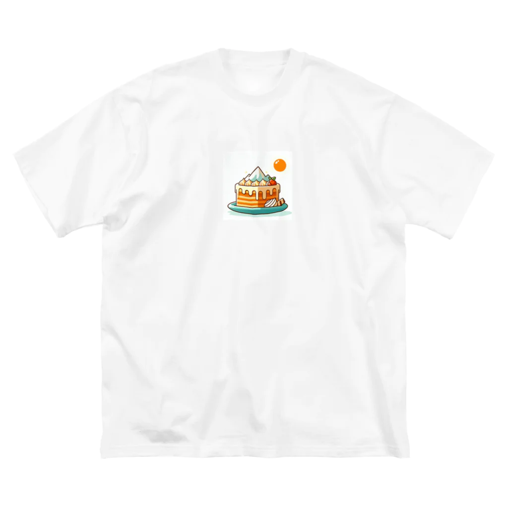 SAKIのモンブランケーキ ビッグシルエットTシャツ