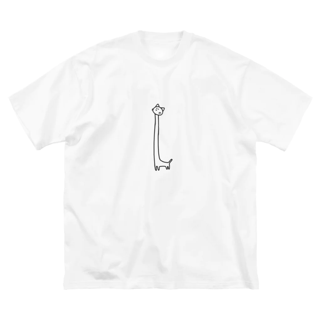 かげこ☠️💜のLONG-NECKKO ビッグシルエットTシャツ