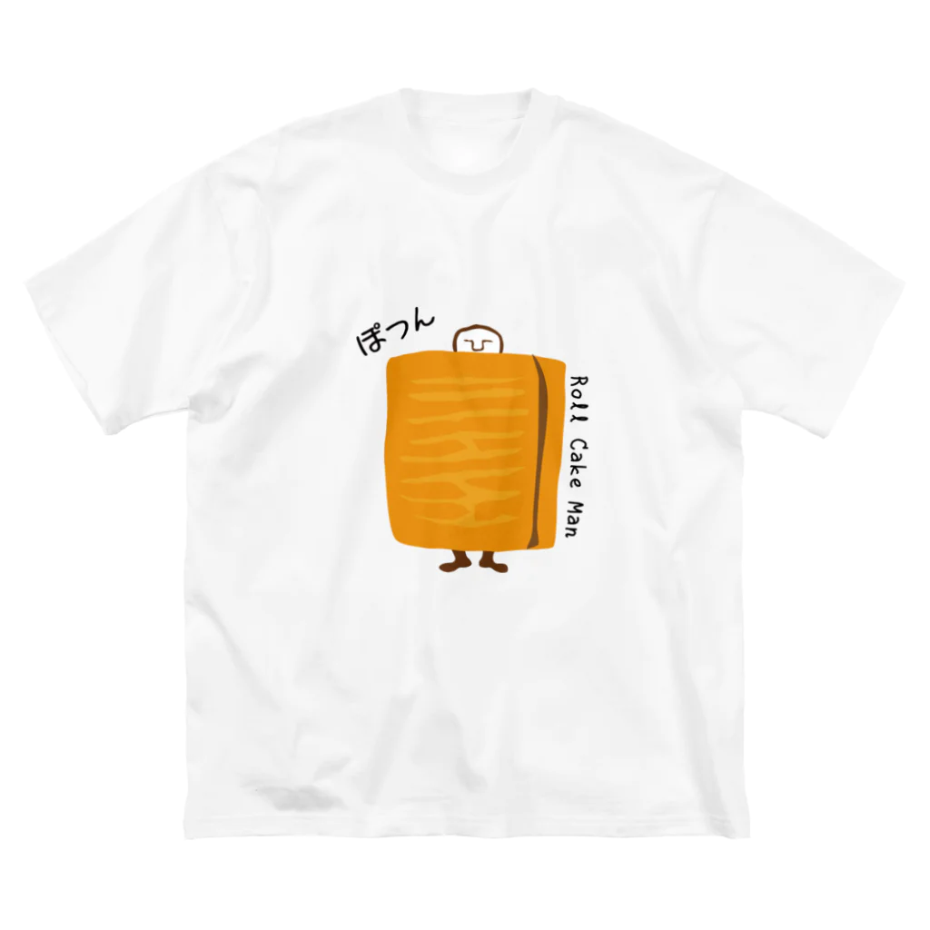 id-linkのロールケーキが好きすぎる人 ビッグシルエットTシャツ