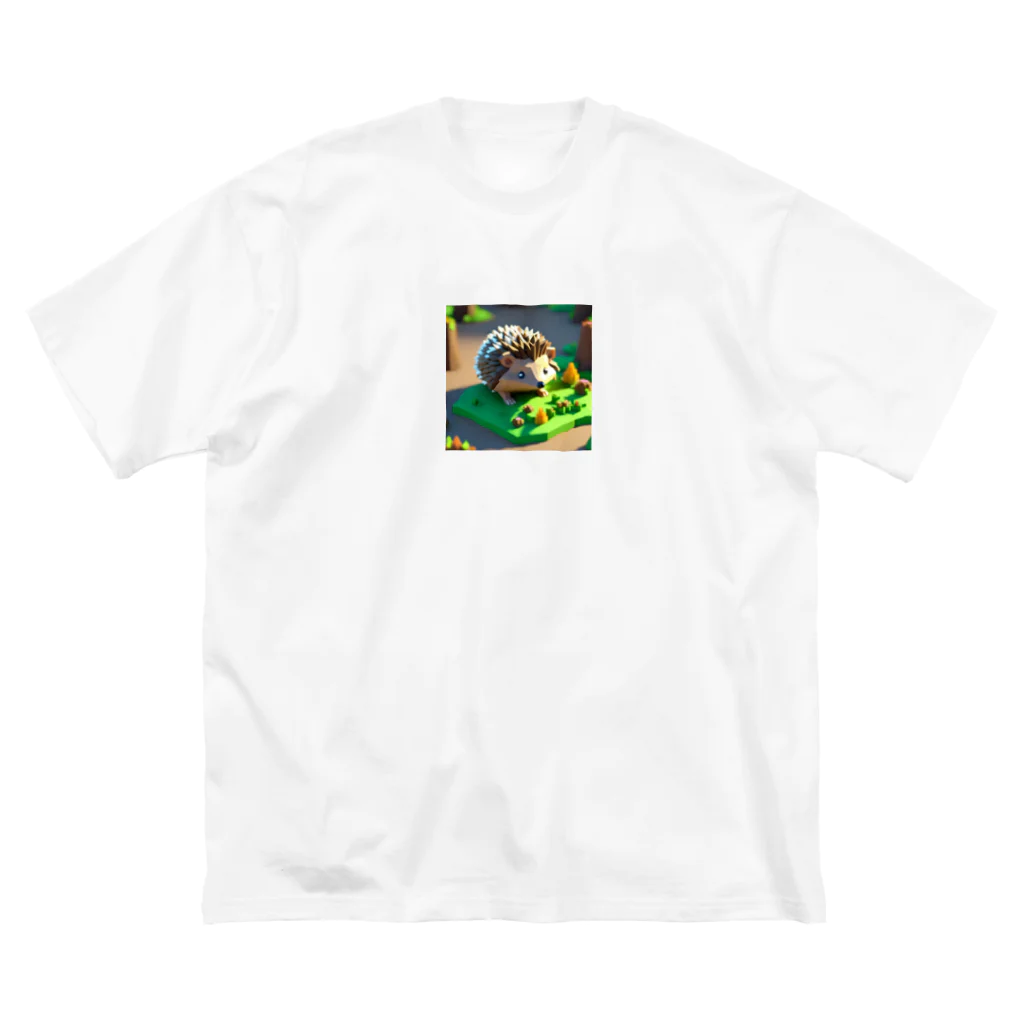 himatoroのマイクラ的なハリネズミ ビッグシルエットTシャツ