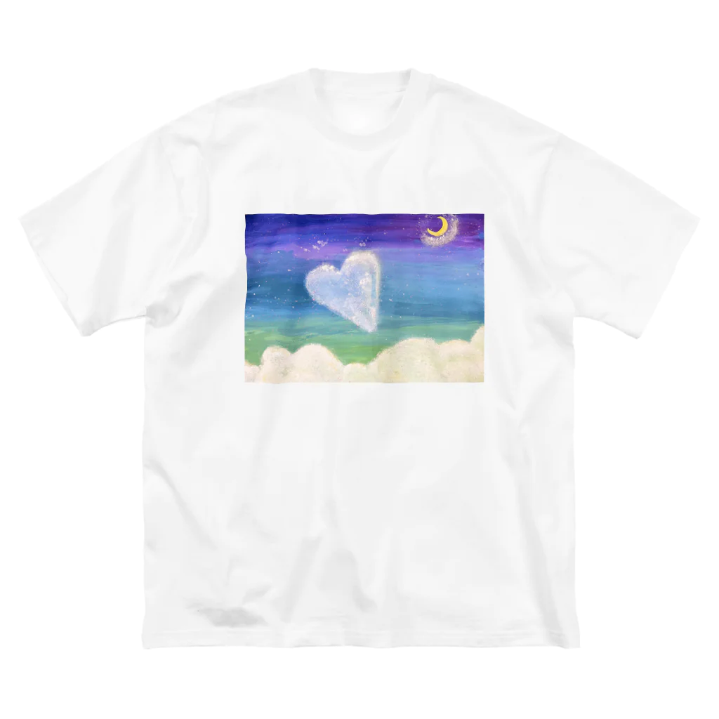  MIRACLE MOONの夜空にきゅんっ 루즈핏 티셔츠