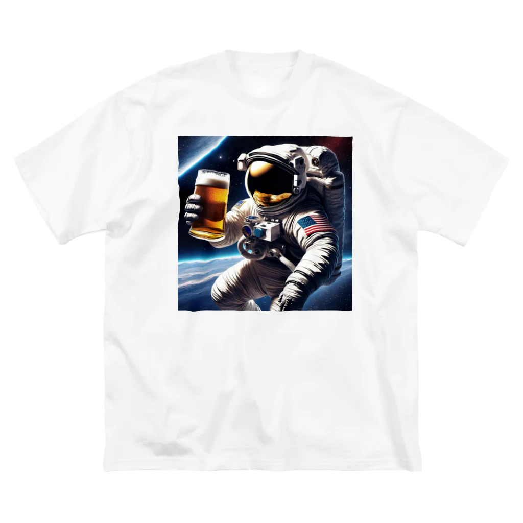 宇宙開発デザイン科の酒飲みアストロノーツ Big T-Shirt