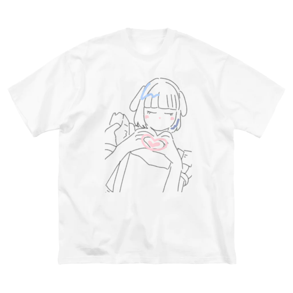 一ノ瀬深那のめいどさんちぇき ビッグシルエットTシャツ