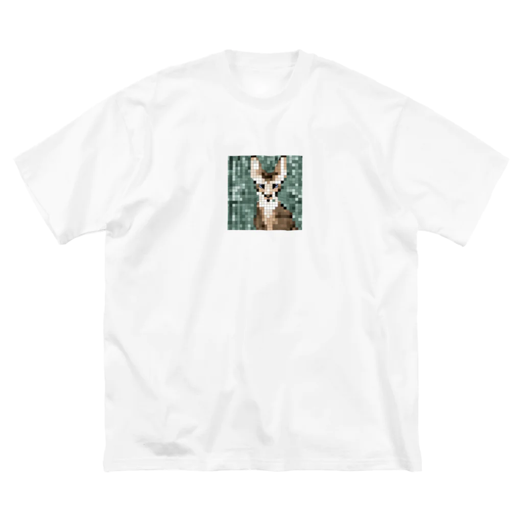 kindonesiaのドット絵のヒマラヤンキャット Big T-Shirt