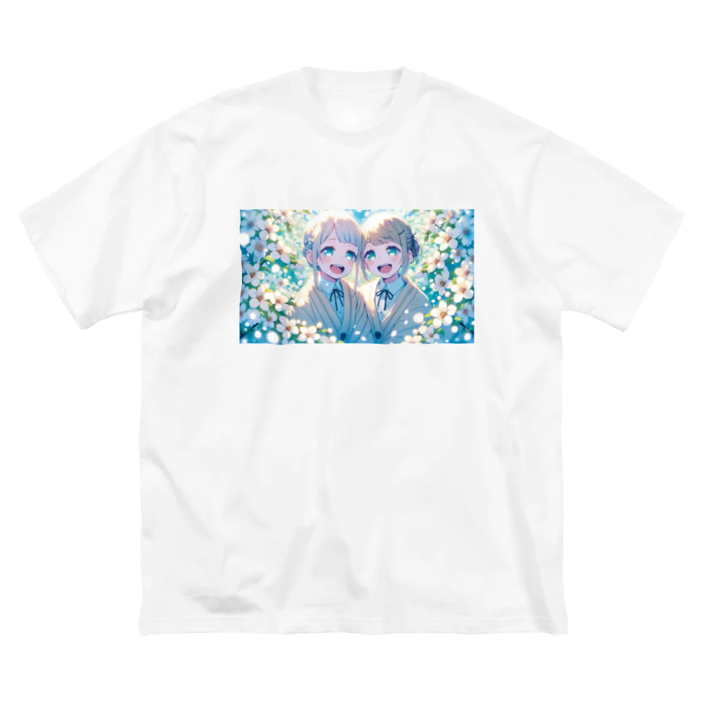 SesilionのRays of Spring ビッグシルエットTシャツ