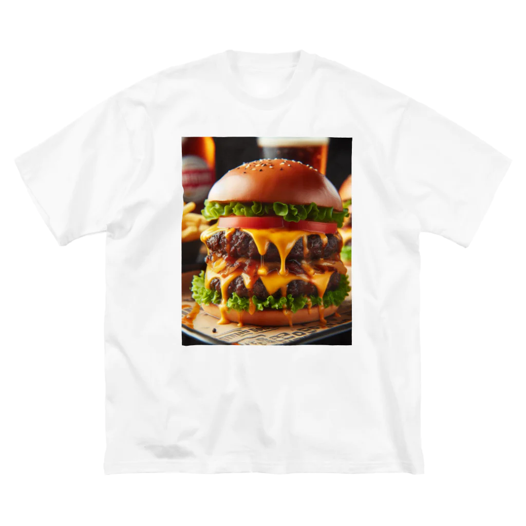 ワンダーワールド・ワンストップのリアルジューシーなハンバーガー Big T-Shirt