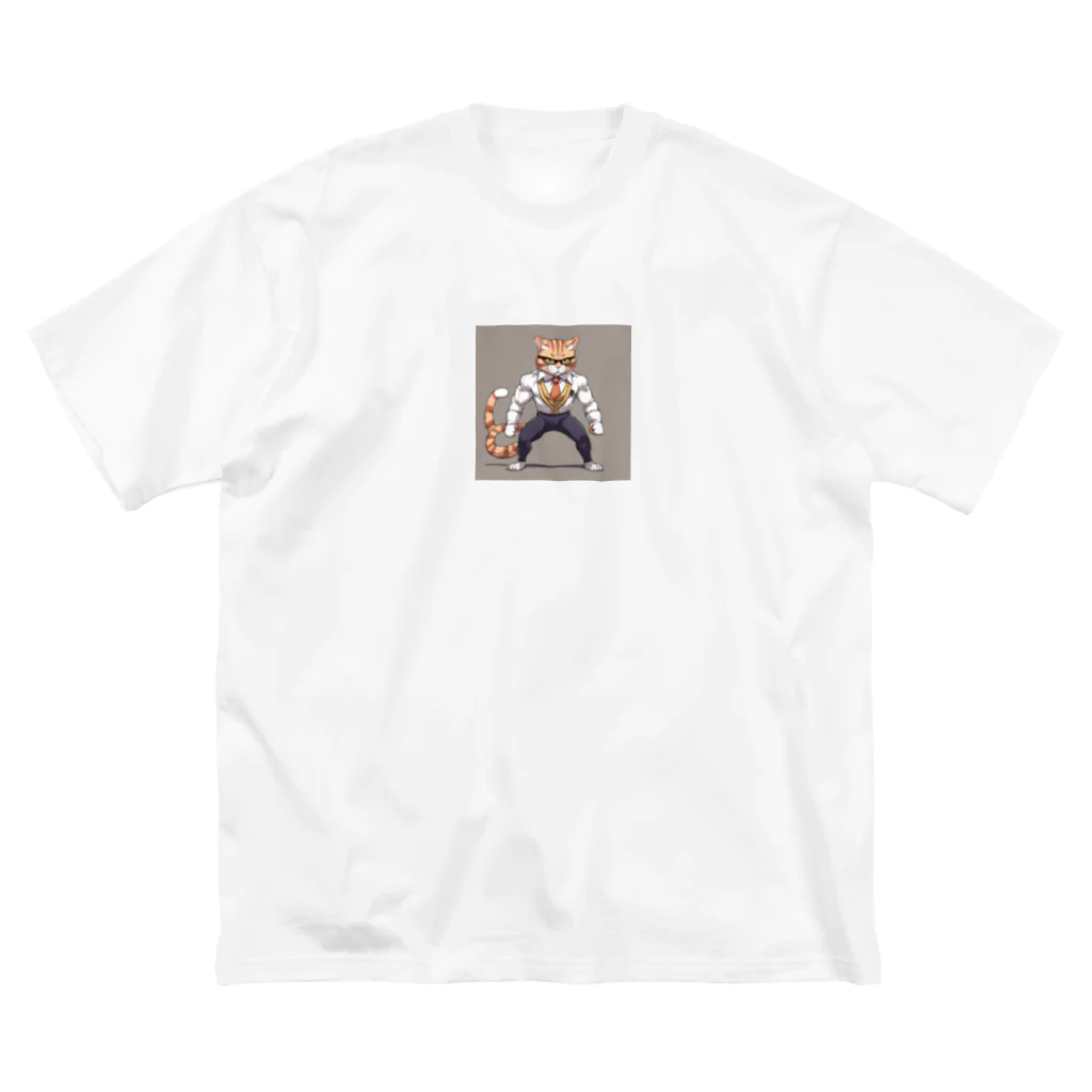 Innovat-Leapのネコサラリーマン Big T-Shirt