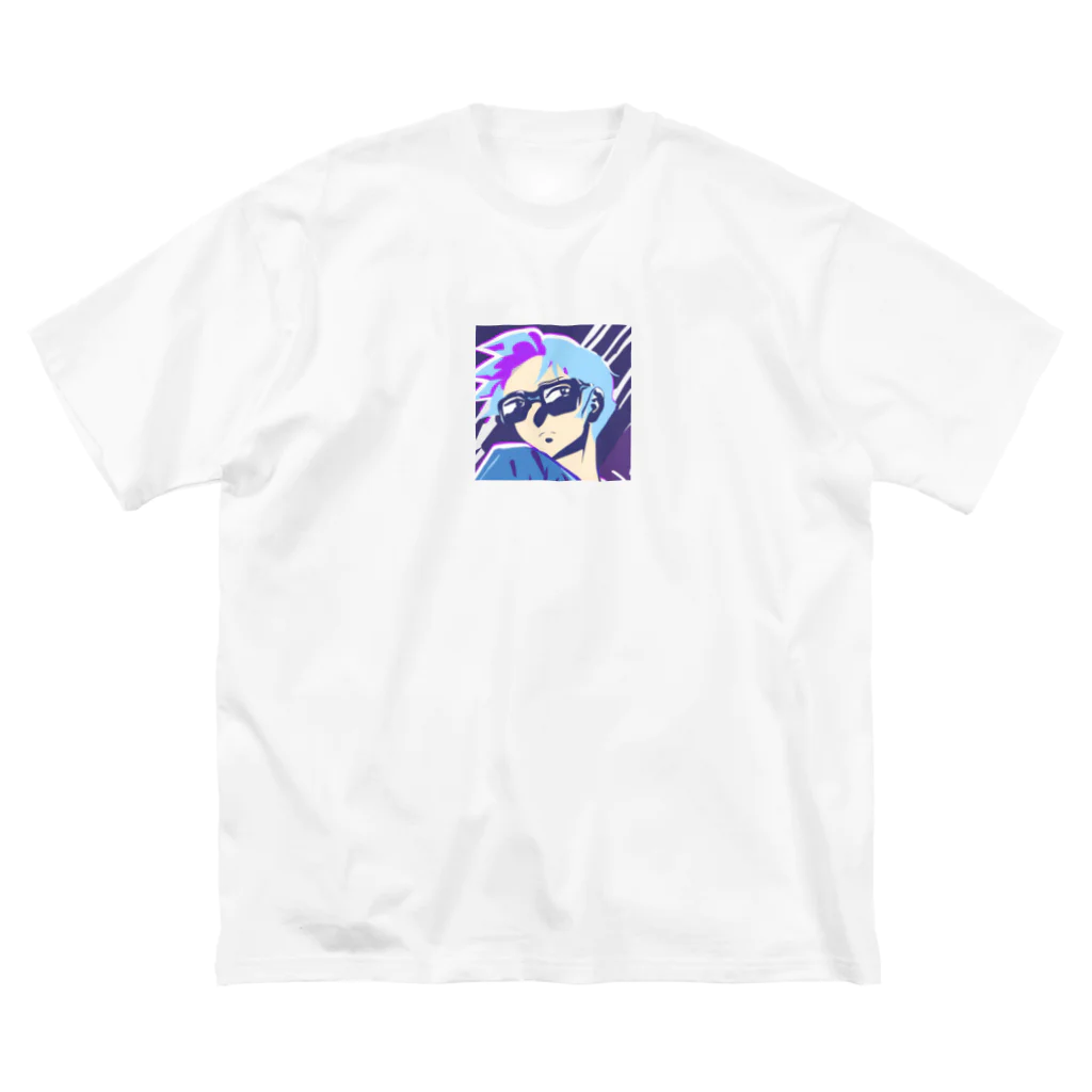 katapiiiのクールイラスト ビッグシルエットTシャツ