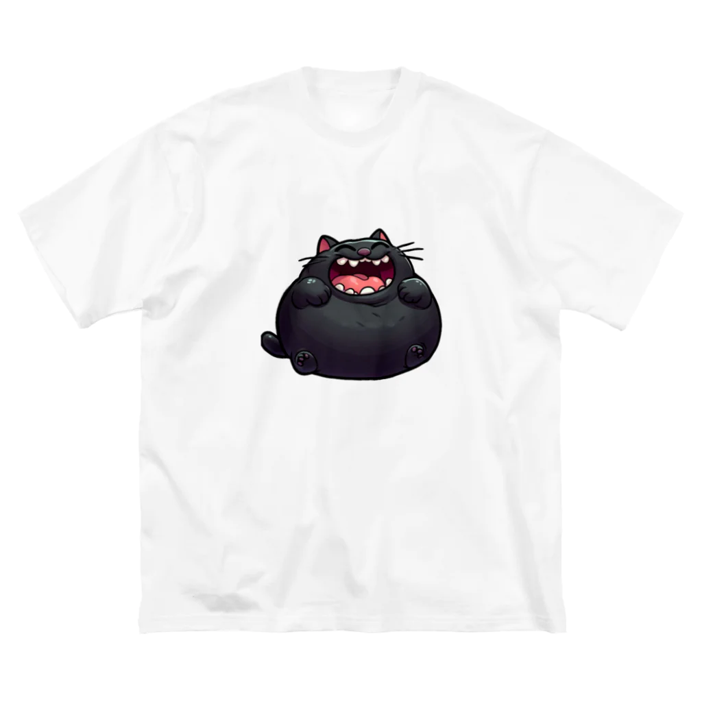 にゃんたれのふとっちょ笑猫プラッシュ Big T-Shirt