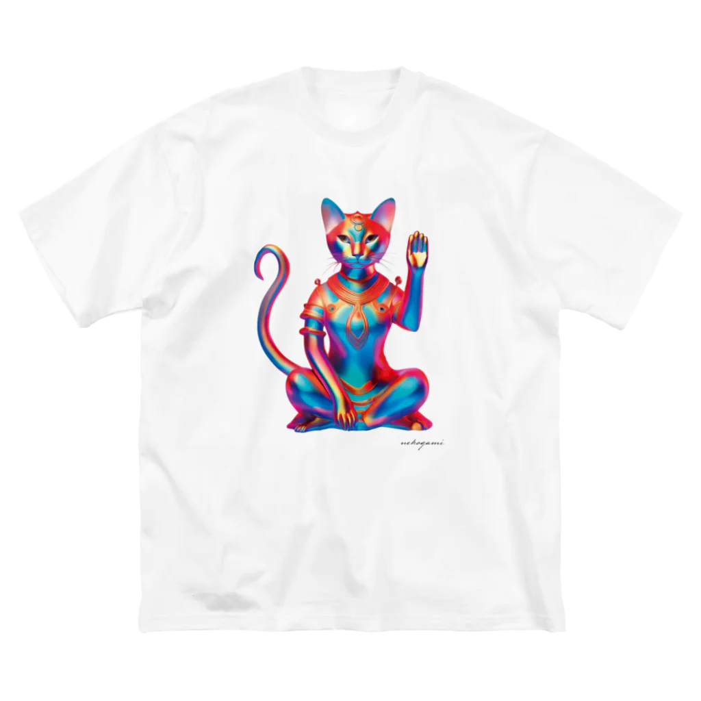 猫神のまねき猫神スペクトル Big T-Shirt