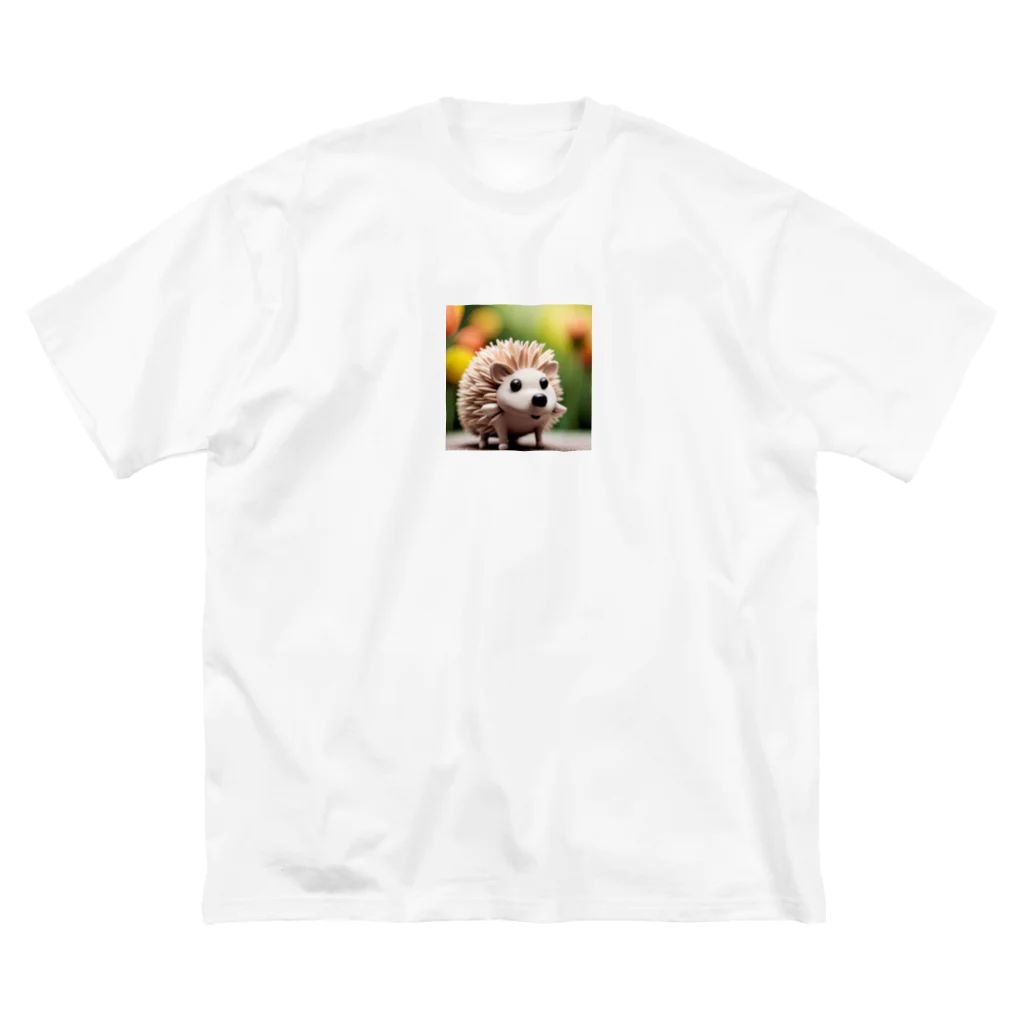 くろまめ　kuromameのハリネズミくん Big T-Shirt