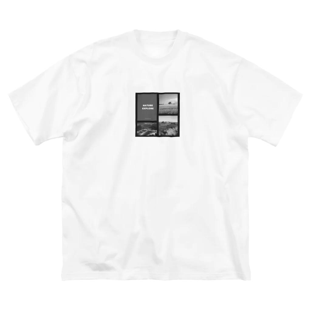 KSK SHOPのmonochrome-モノクロ- ビッグシルエットTシャツ