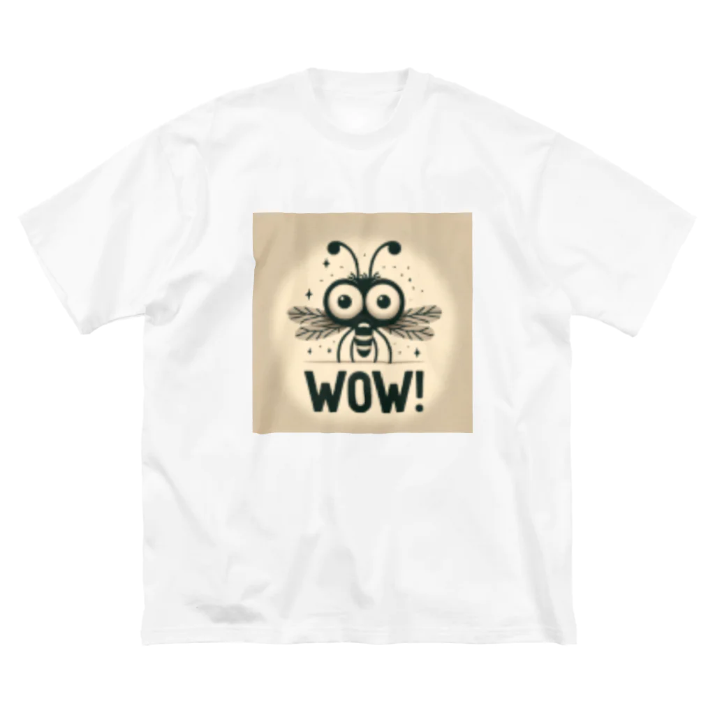 nomkyonのWoW！昆虫！No２ ビッグシルエットTシャツ