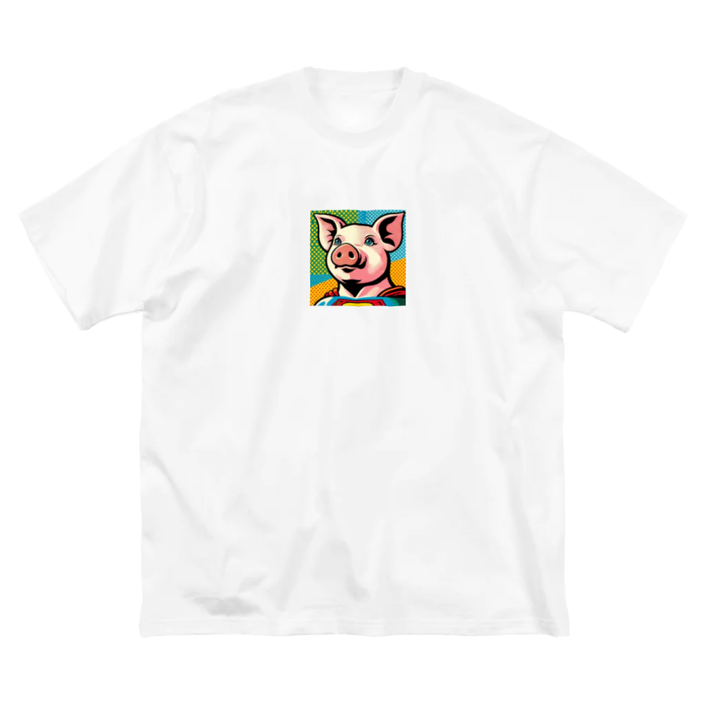 8bitのpig Big T-Shirt