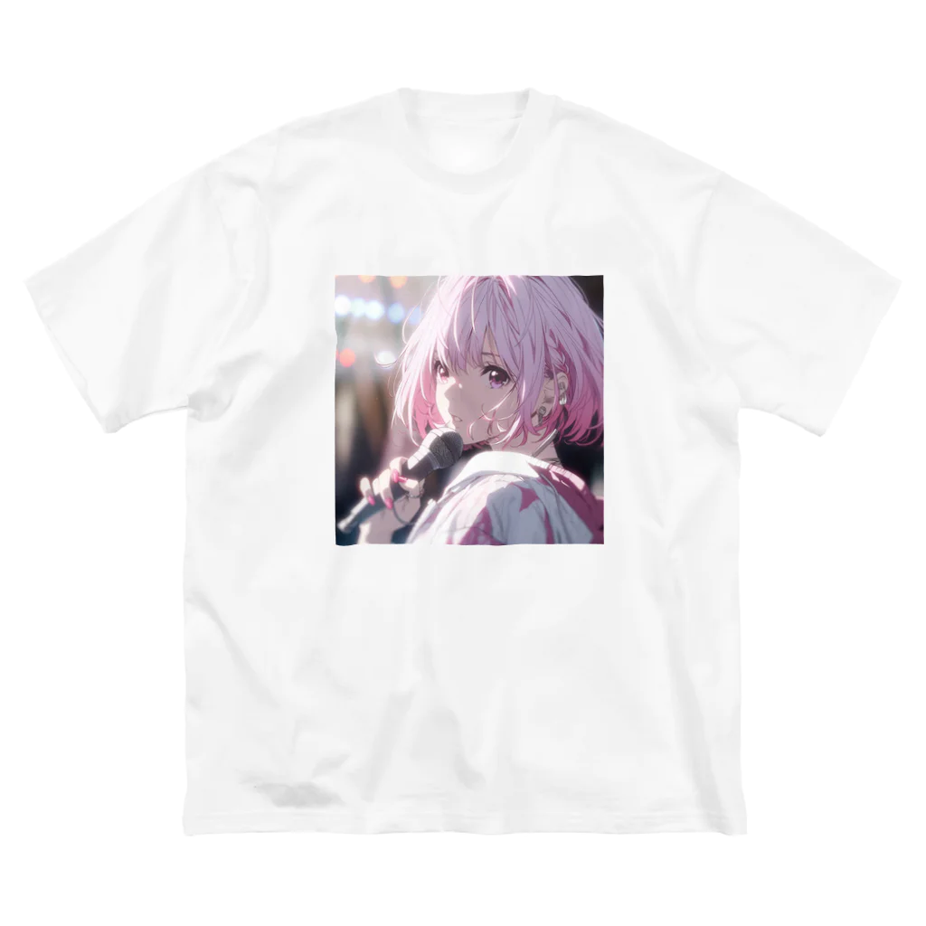 ぶーたんのステージ上の歌姫の輝き ビッグシルエットTシャツ