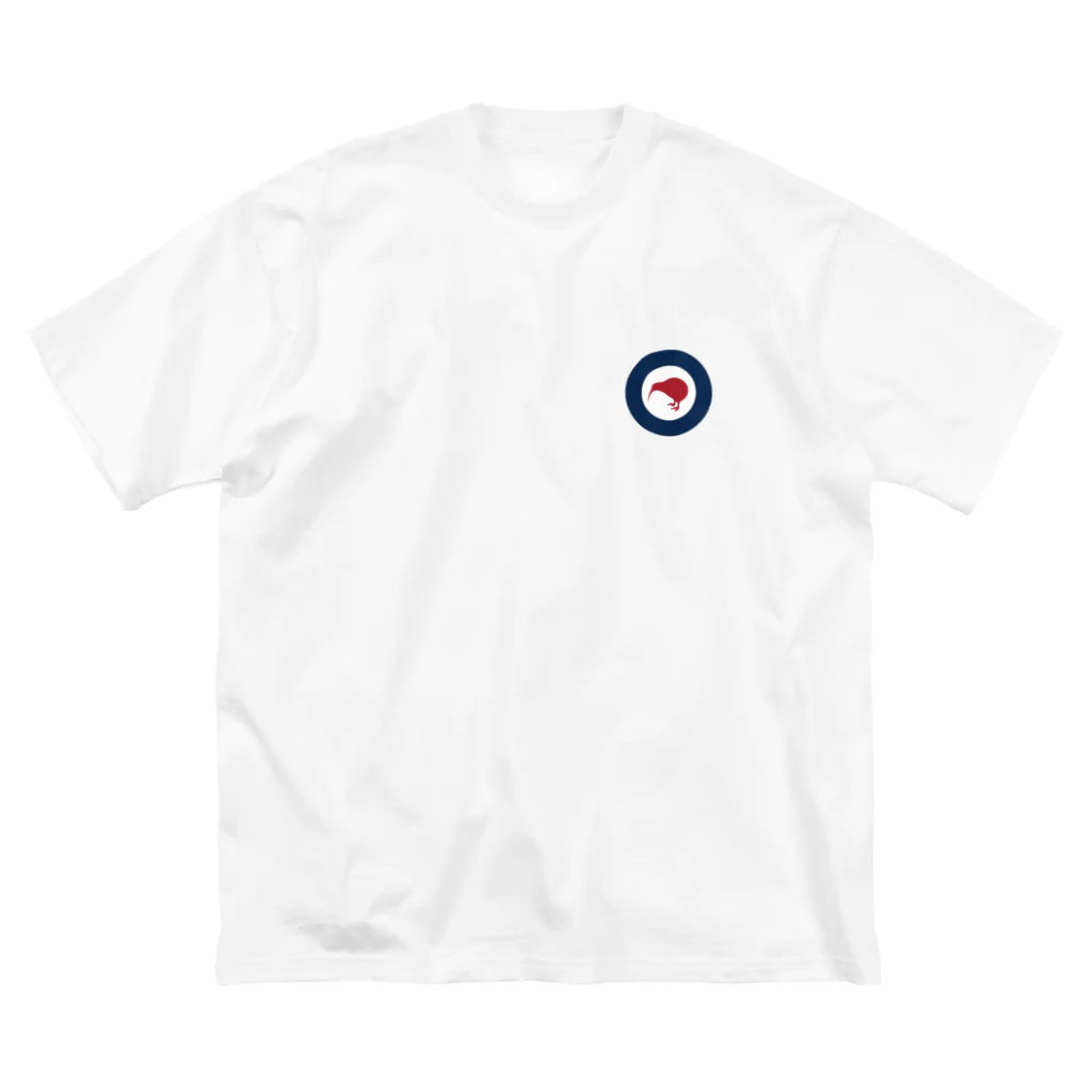 puikkoの国籍マーク　ニュージーランド（ワンポイント） ビッグシルエットTシャツ