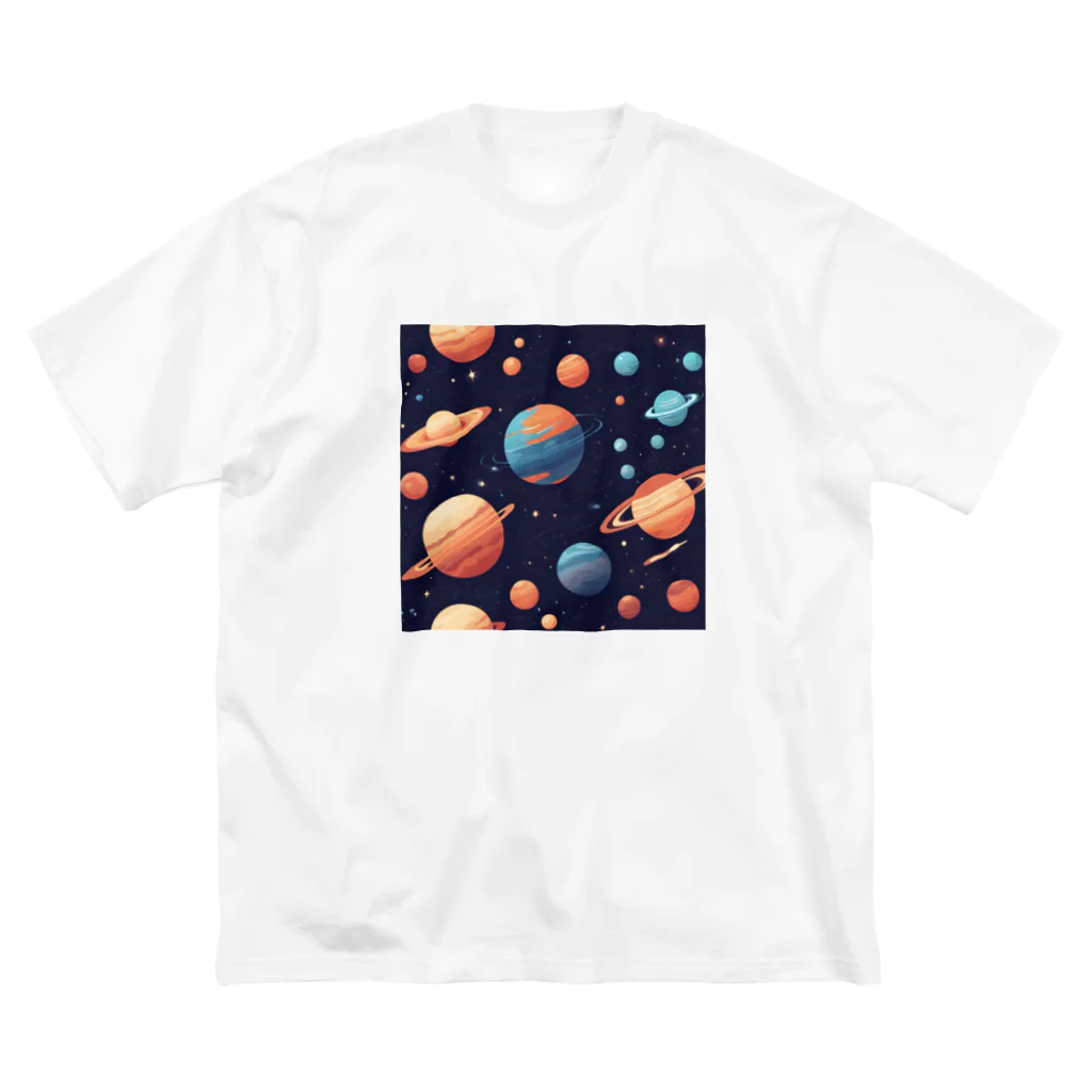 おしゃれなグッズ集の惑星　グッズ Big T-Shirt