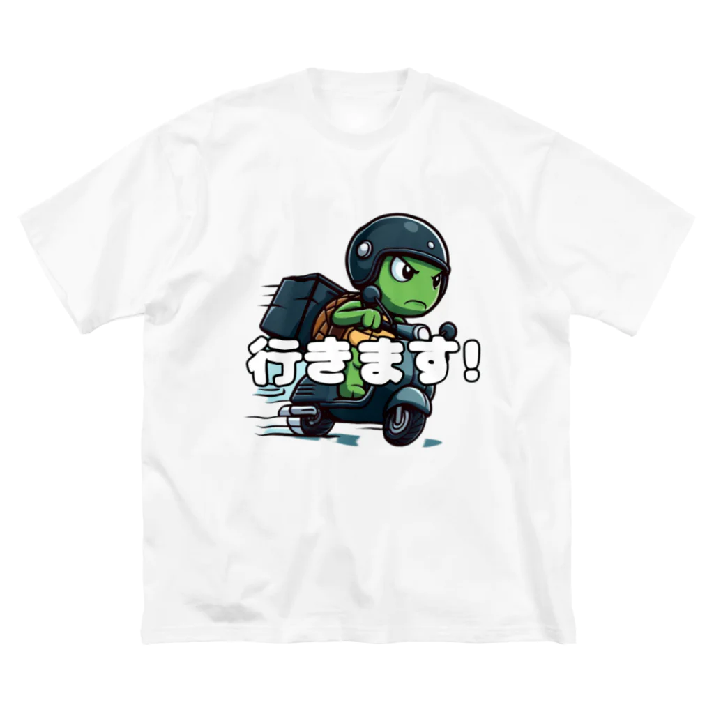 カメライダー商店のカメライダー　行きます! Big T-Shirt