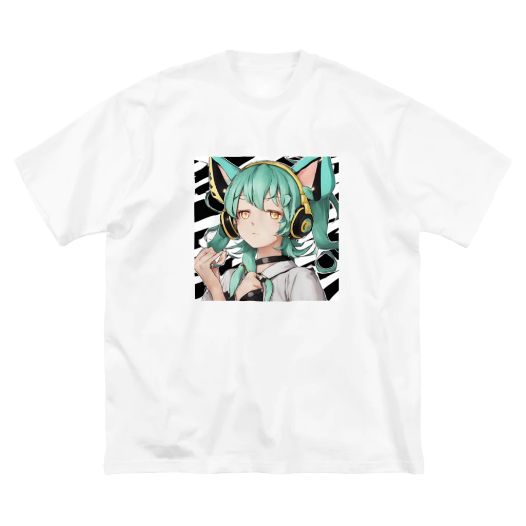 VOCALOID風な商品をのVOCALOID風 猫耳ちゃん ビッグシルエットTシャツ