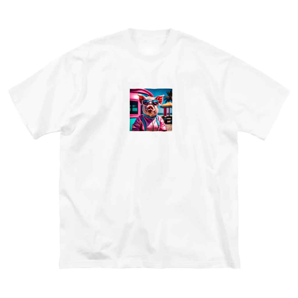 mimimiminononoの陽気なKOBUTAちゃん Big T-Shirt