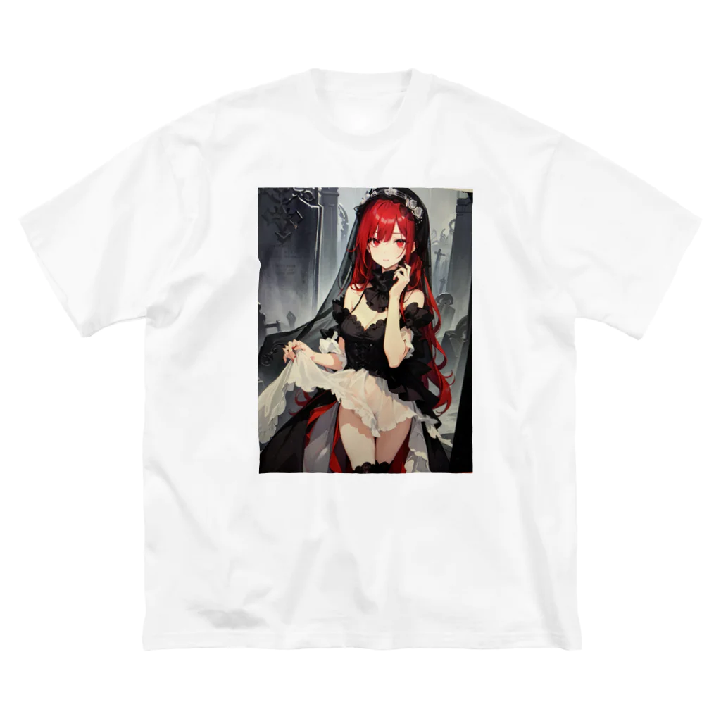 mamichin1122の未亡人の誘い ビッグシルエットTシャツ