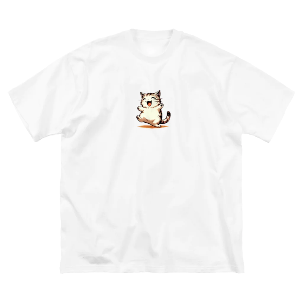 マッハSHOPのAI天風猫(笑顔1) Big T-Shirt