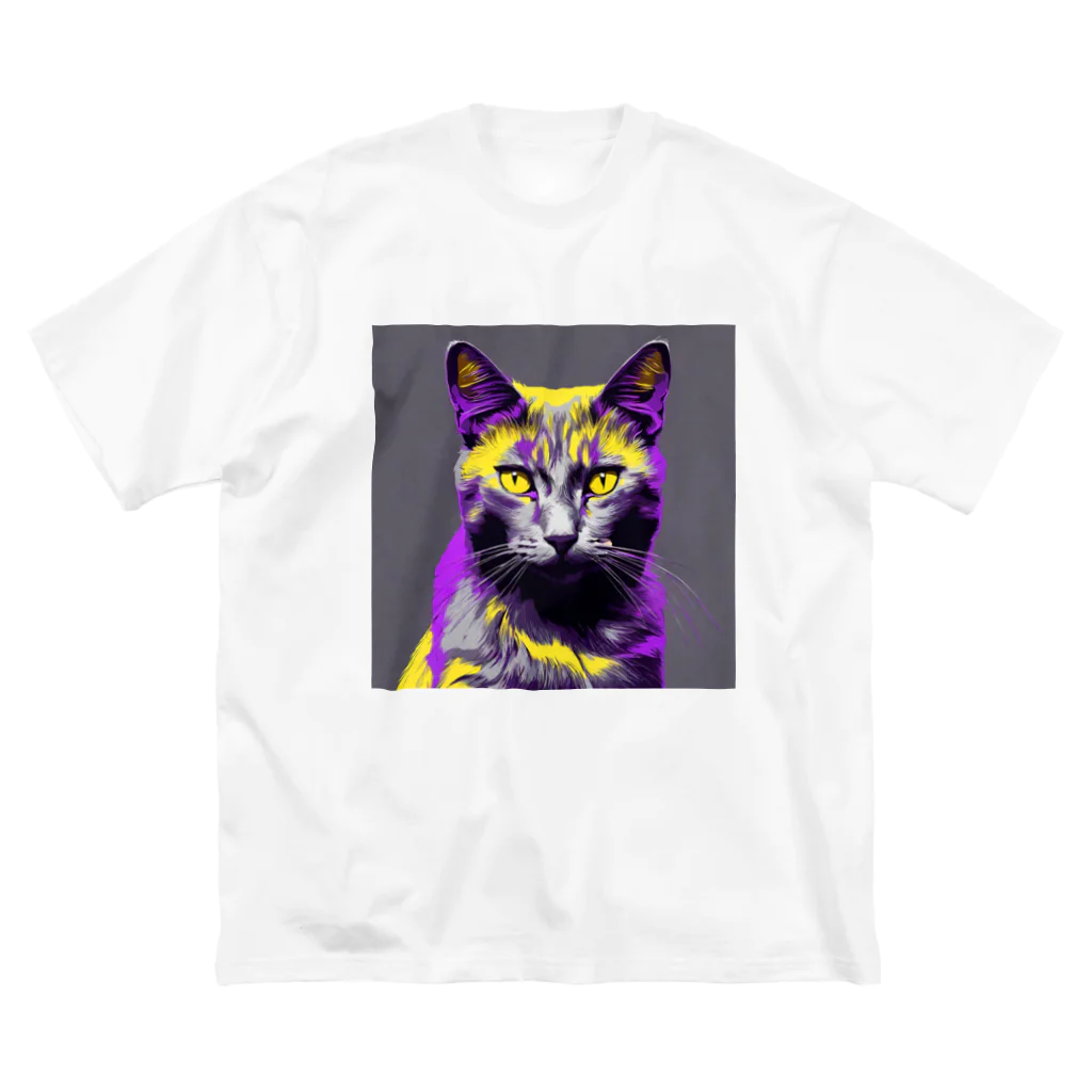 ながさわショップのnight cat Big T-Shirt