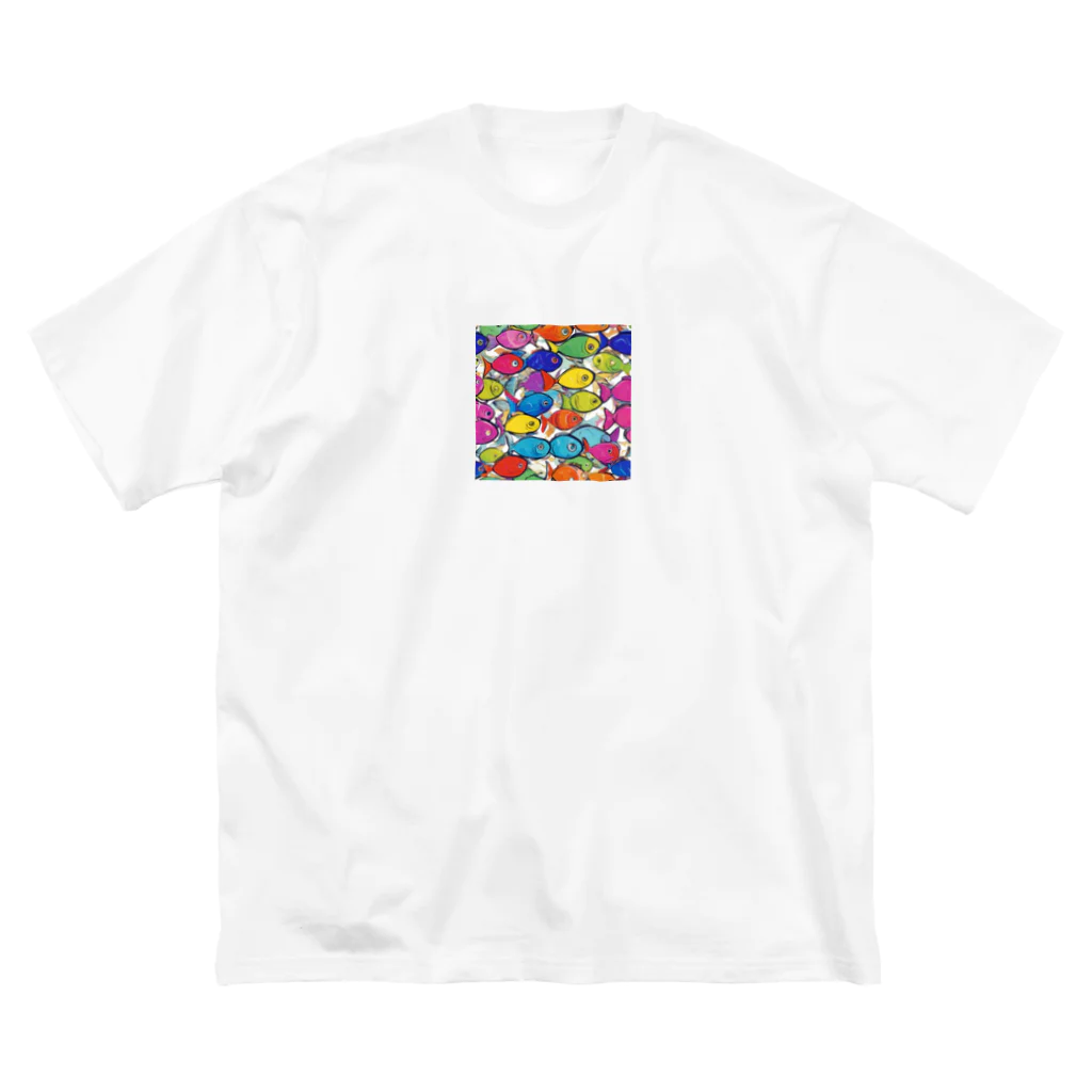 D-JOYのcolorful "sakana" ビッグシルエットTシャツ