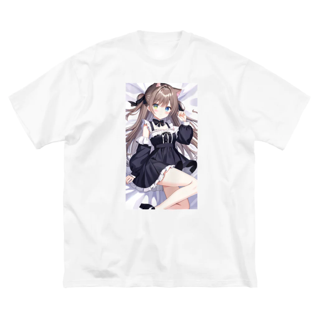 WAKEN0709の猫耳ゴスロリ美少女 Big T-Shirt