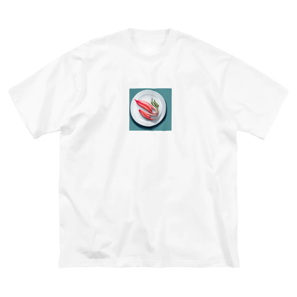 カズの「海のデリカテッセン」 ビッグシルエットTシャツ