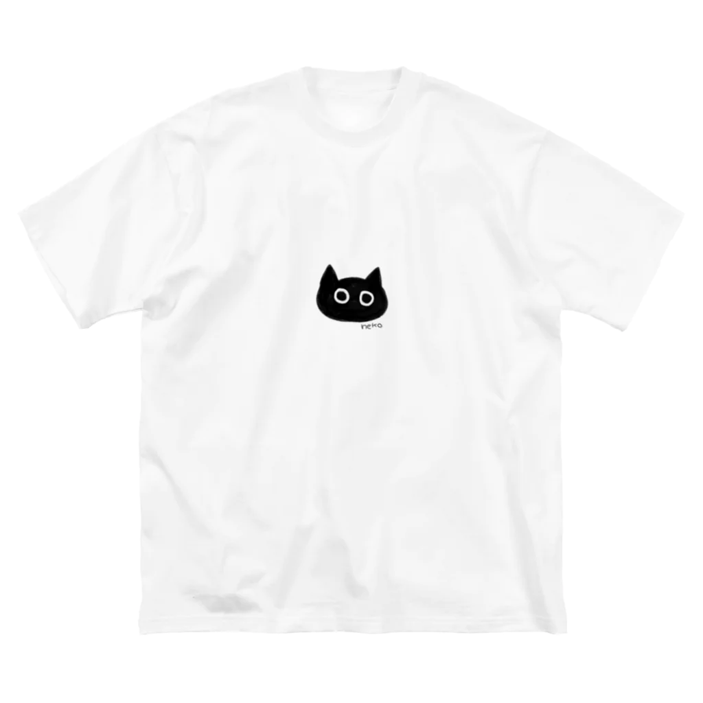 ツカサのくろいねこ ビッグシルエットTシャツ