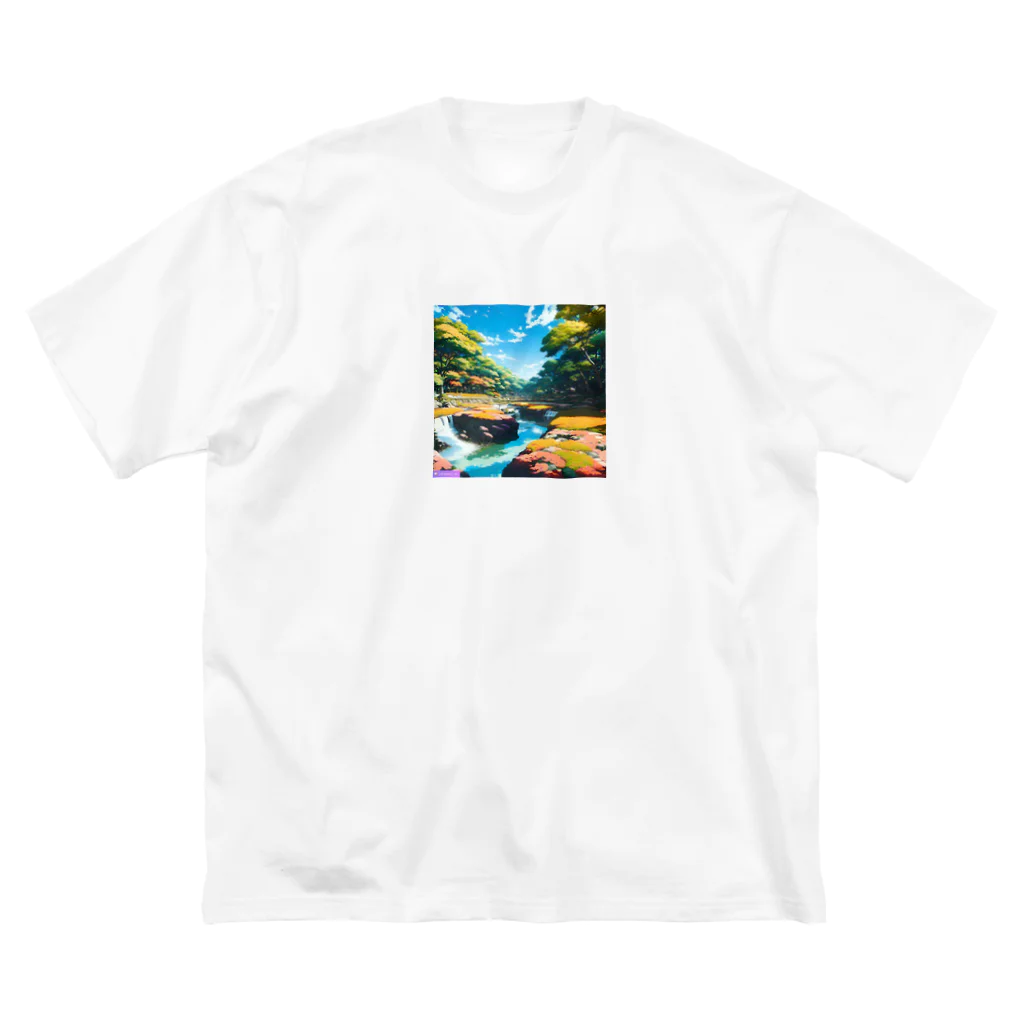 千裕アトリエ（いつもありがとう）の日本庭園 Big T-Shirt