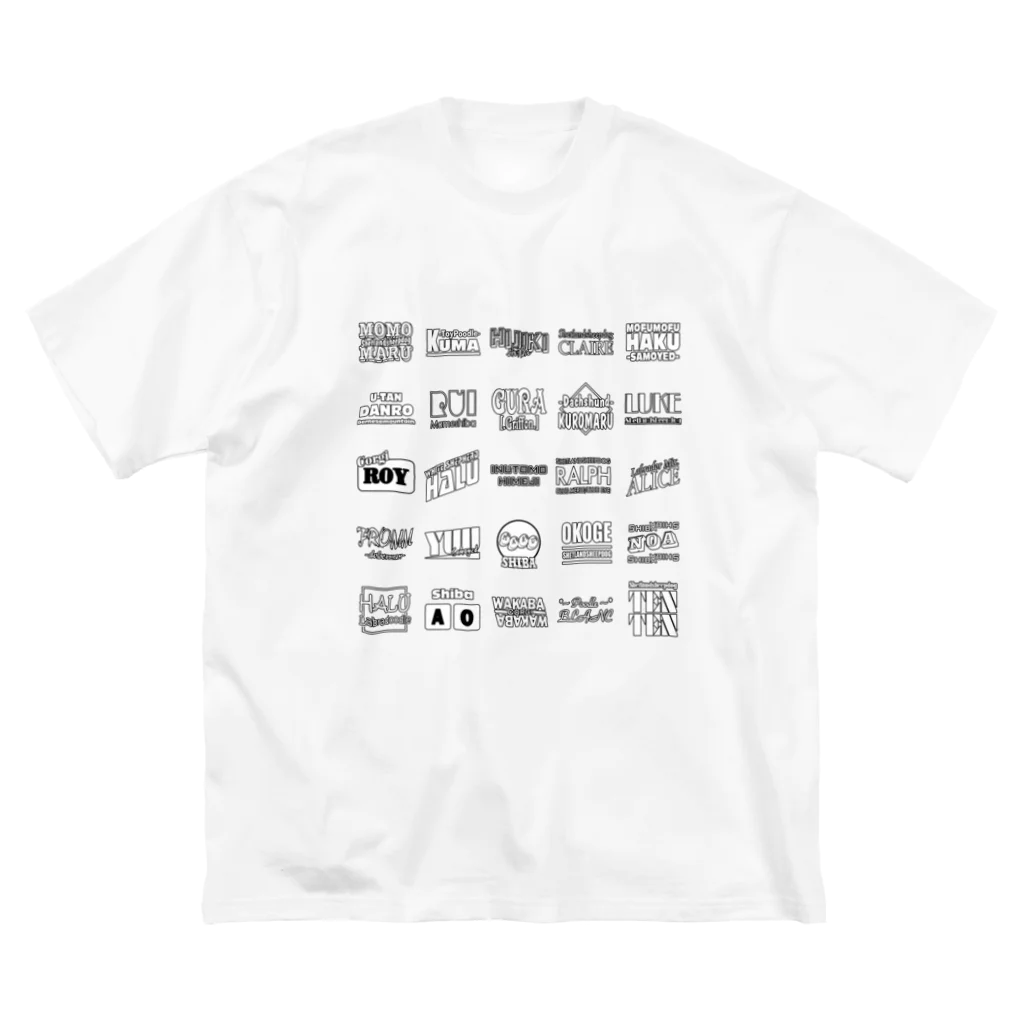 hungry-ハングリー-のいぬとも ビッグシルエットTシャツ