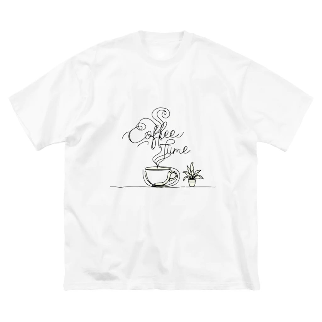 niko&PANDA shopのcoffeetime ビッグシルエットTシャツ