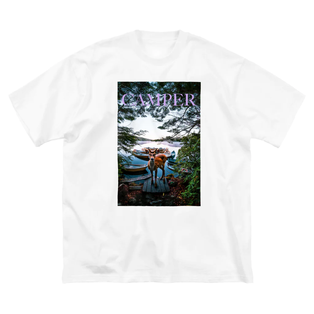 outdoor lifeのcamper  ビッグシルエットTシャツ