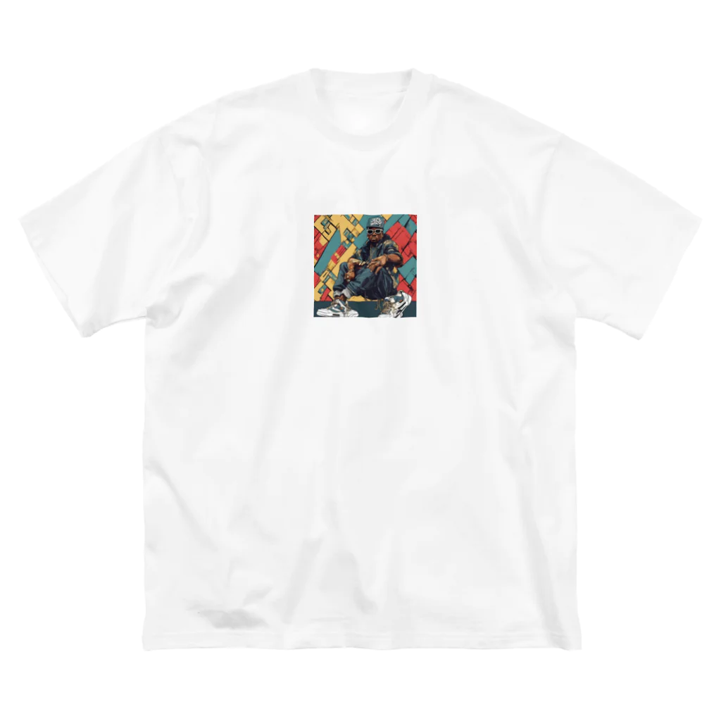 shuntanponのHIPHOP ビッグシルエットTシャツ