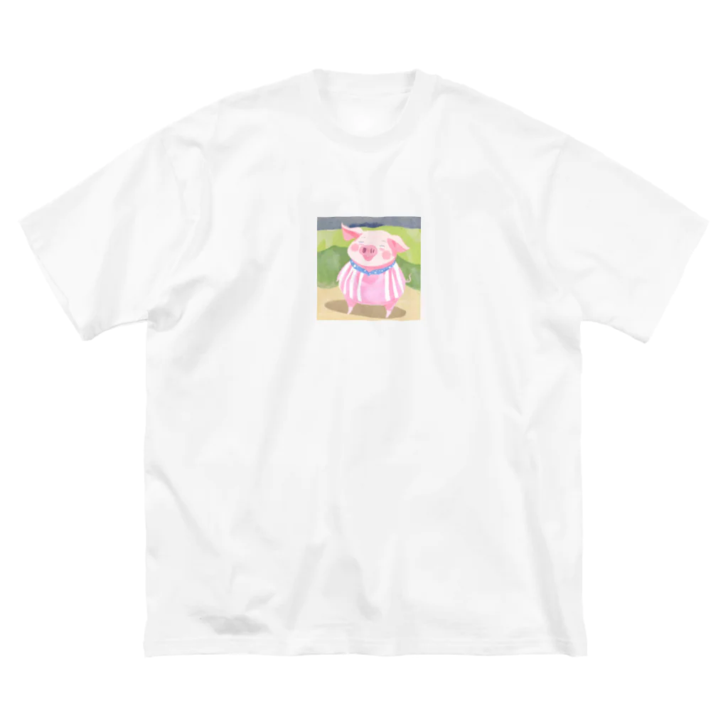 Yumexの豚のブーちゃん ビッグシルエットTシャツ