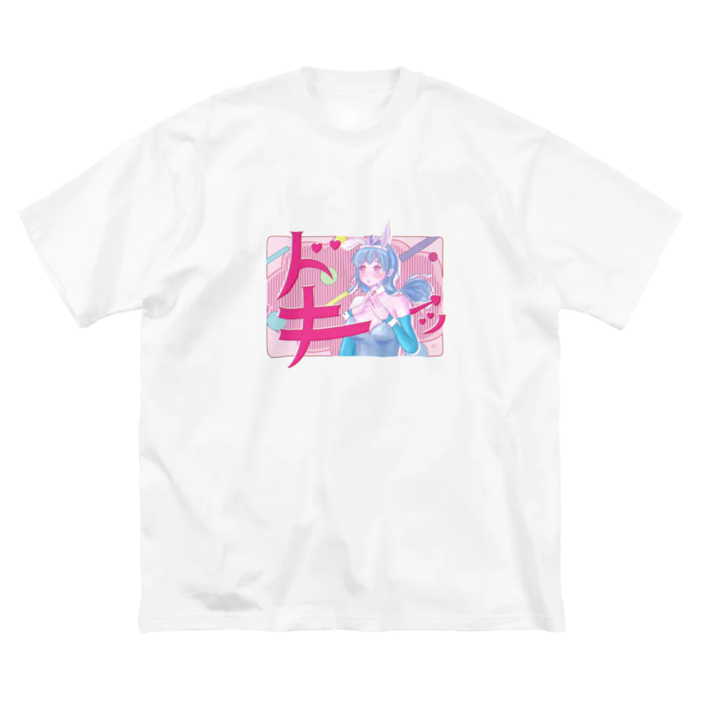 nbs marketの動悸バニーちゃん ビッグシルエットTシャツ