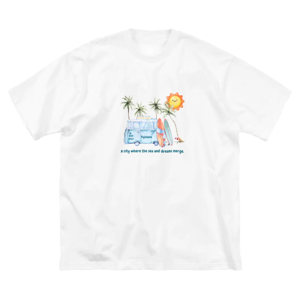 CyberArmadilloの湘南アイテム ビッグシルエットTシャツ