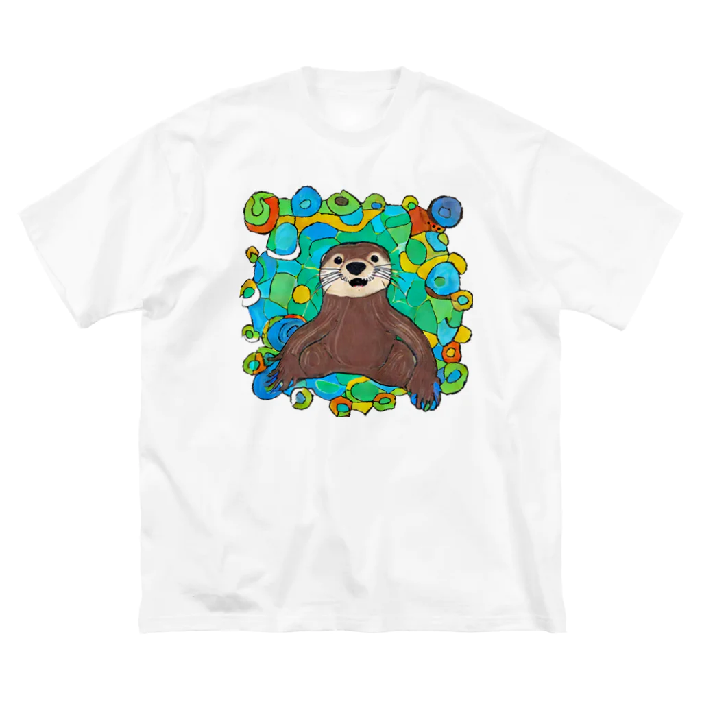 夢幻カワウソくんのお店の夢幻カワウソくん ビッグシルエットTシャツ