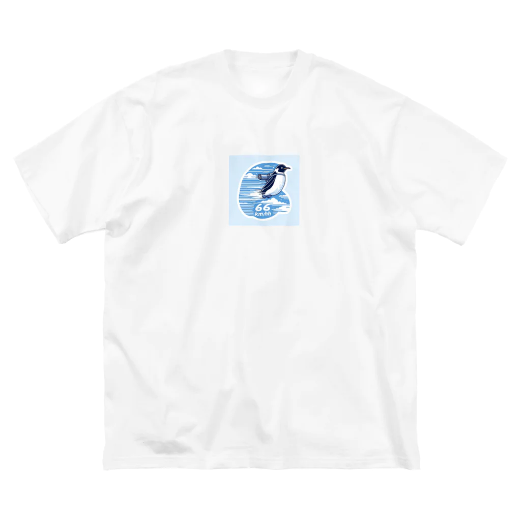 Emperor's FlightのFlying_penguin ビッグシルエットTシャツ